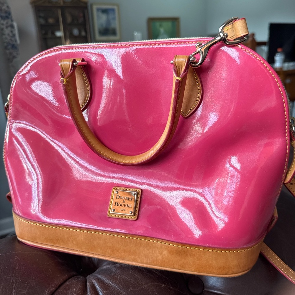 Dooney & Bourke Pink and Tan Women's Bag